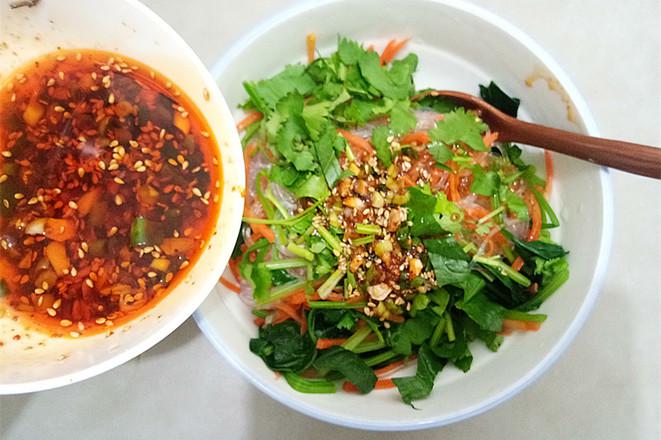 涼拌粉絲的做法-香辣味拌菜譜