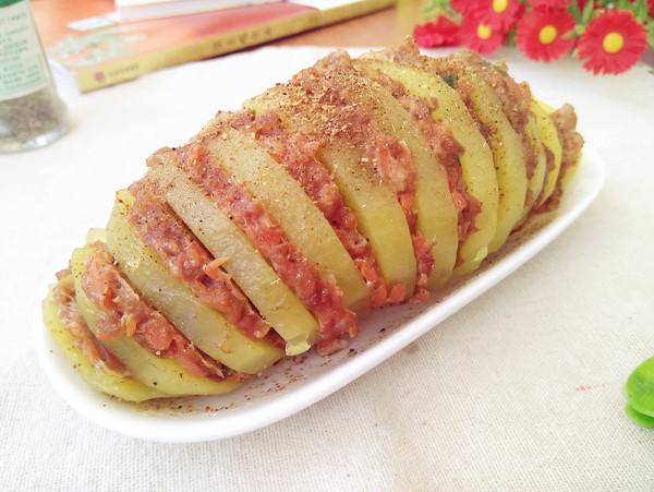 蒸制版風(fēng)琴土豆的做法-咸鮮味蒸菜譜