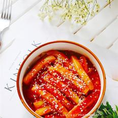 韓式辣炒年糕的作法-家常味煮菜譜