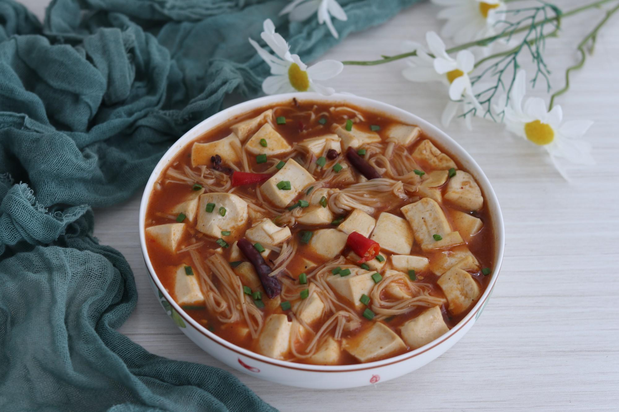 麻辣豆腐。的做法-家常味煮菜譜