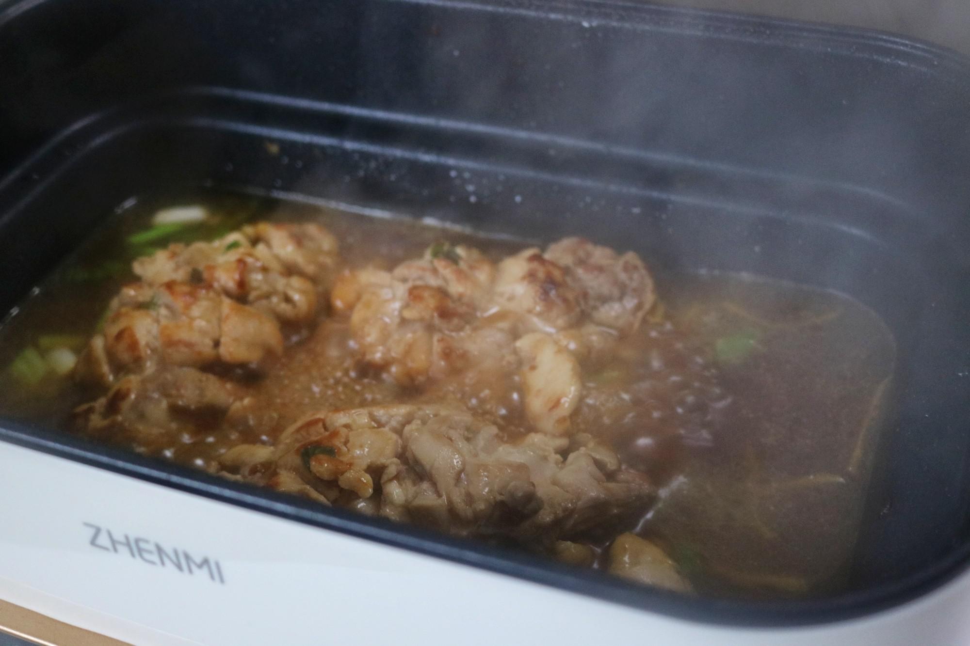 照燒雞腿黑米飯的做法-家常味蒸菜譜