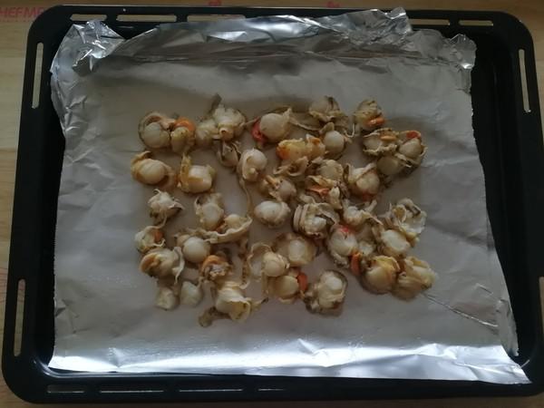 蒜泥烤扇貝肉的做法-蒜香味烤菜譜