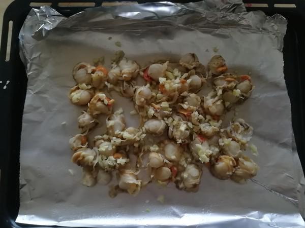 蒜泥烤扇貝肉的做法-蒜香味烤菜譜