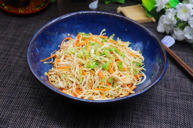 亞麻籽油涼拌雞絲的做法-魚香味拌菜譜