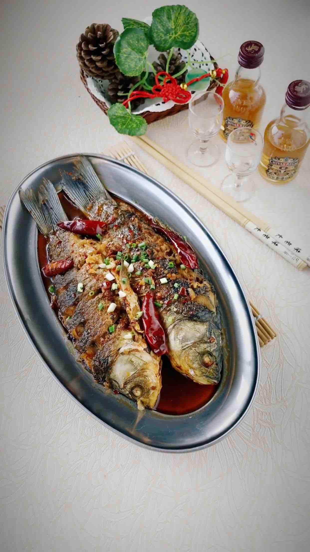 麻辣鯽魚(yú)的做法-麻辣味燒菜譜
