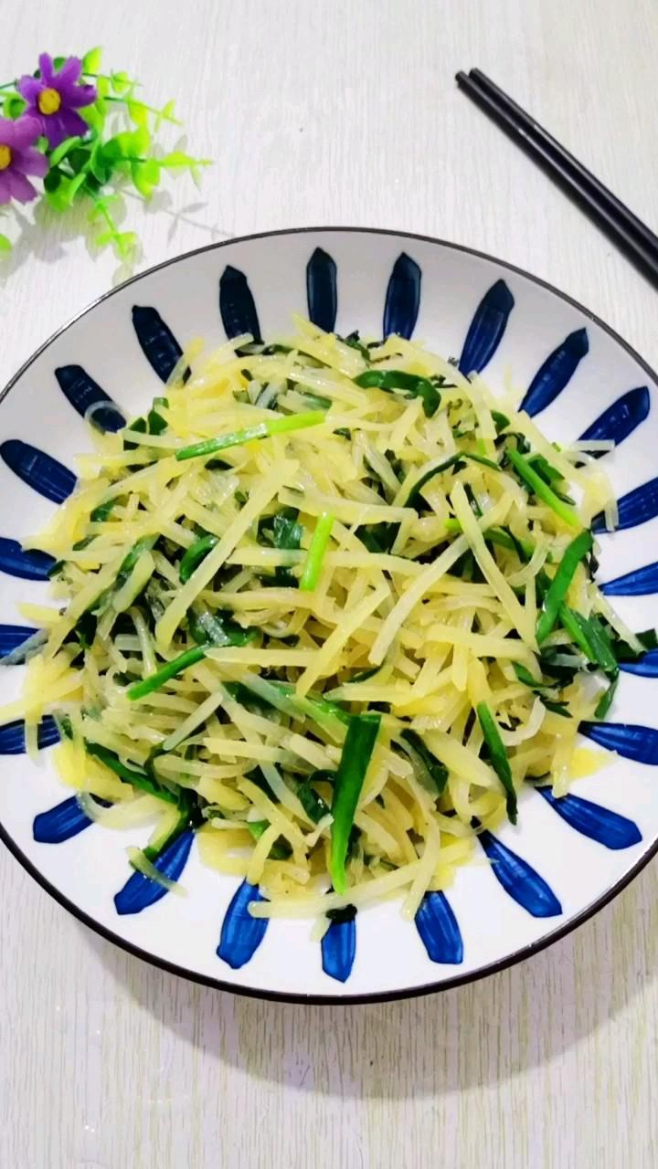 韭菜炒土豆絲的做法-咸鮮味炒菜譜