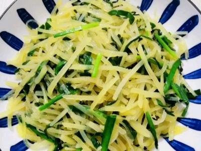 韭菜炒土豆絲的做法-咸鮮味炒菜譜