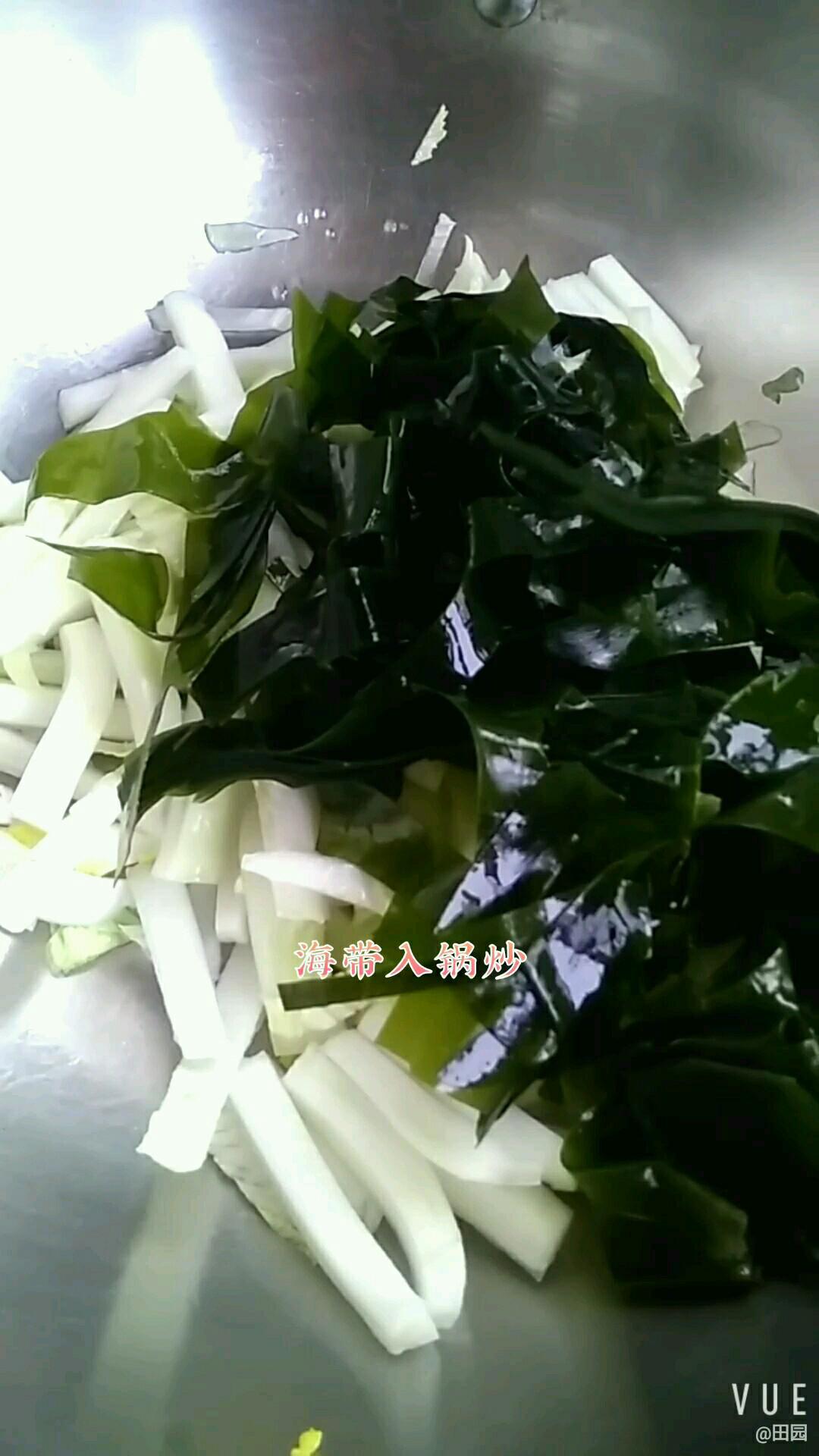 大白菜配海帶 人人都喜愛的做法-家常味燒菜譜