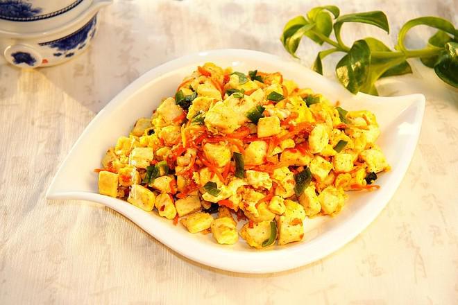 豆腐炒雞蛋的做法-家常味炒菜譜