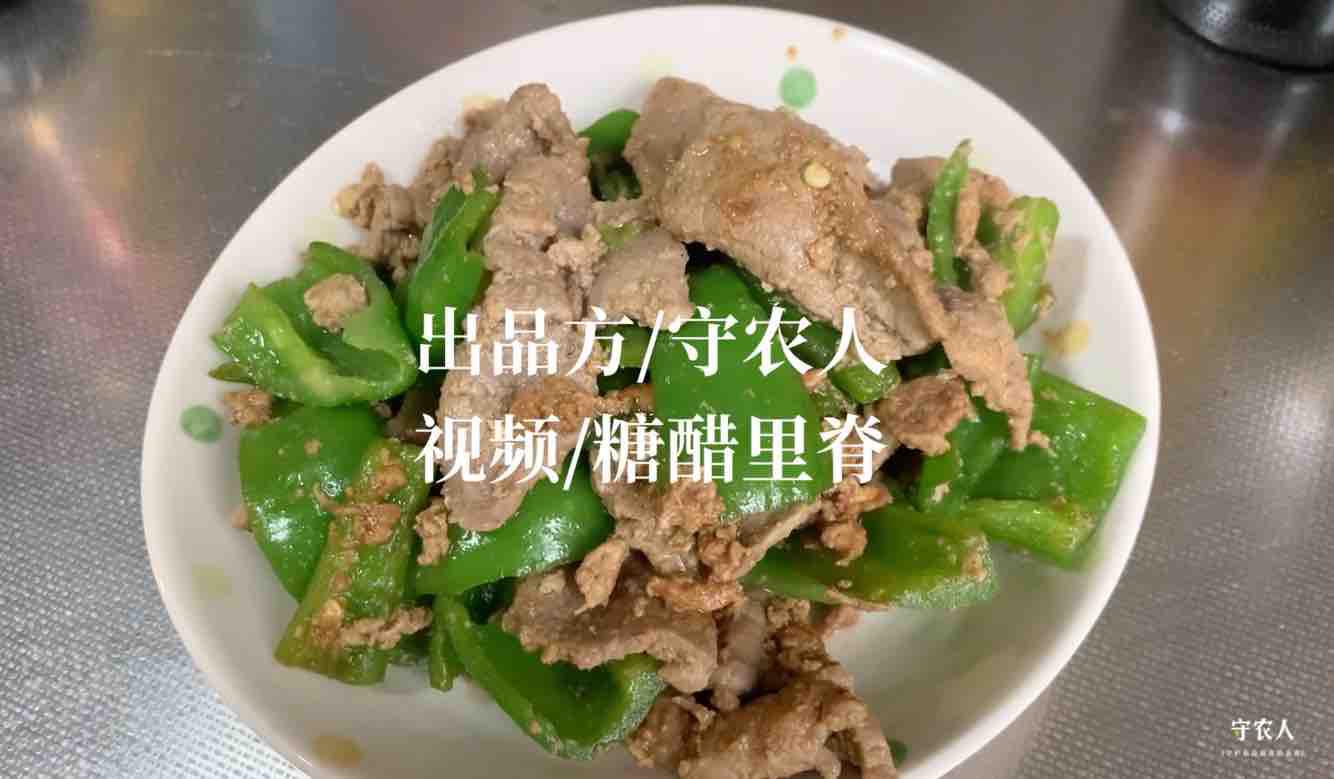 青椒肉片的做法-家常味炒菜譜