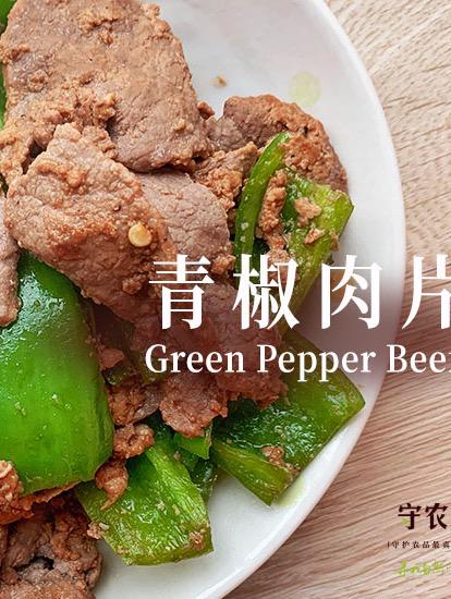 青椒肉片的做法-家常味炒菜譜