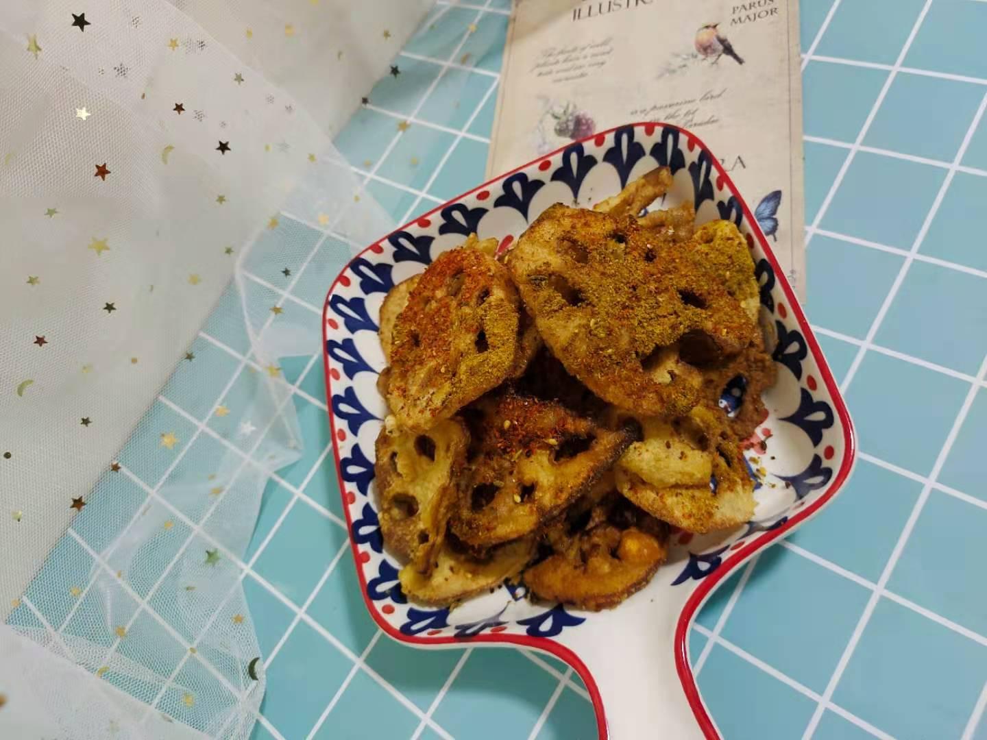 網紅小零食香酥藕片的做法-家常味炸菜譜