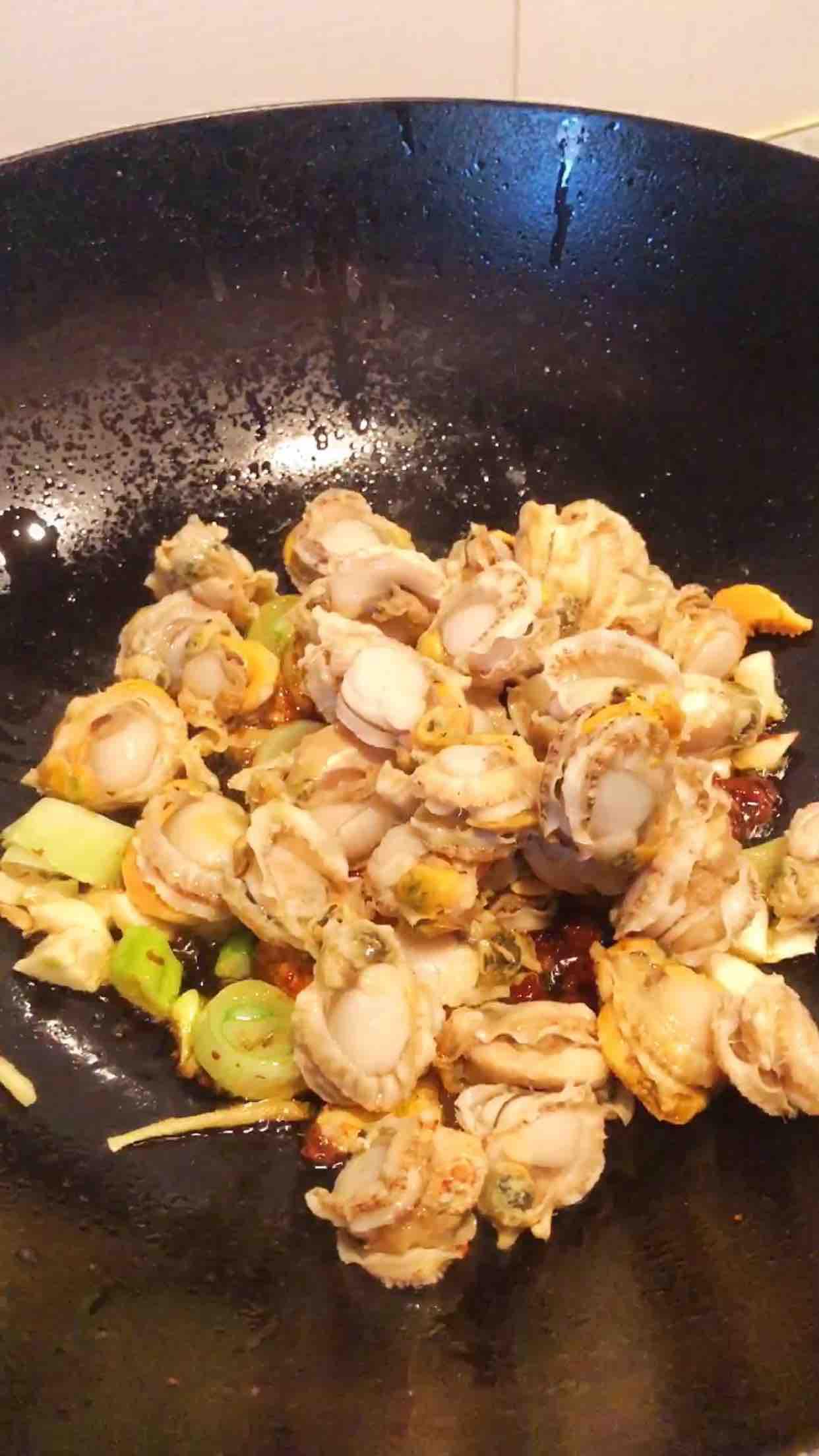 香辣扇貝肉的做法-咸鮮味炒菜譜