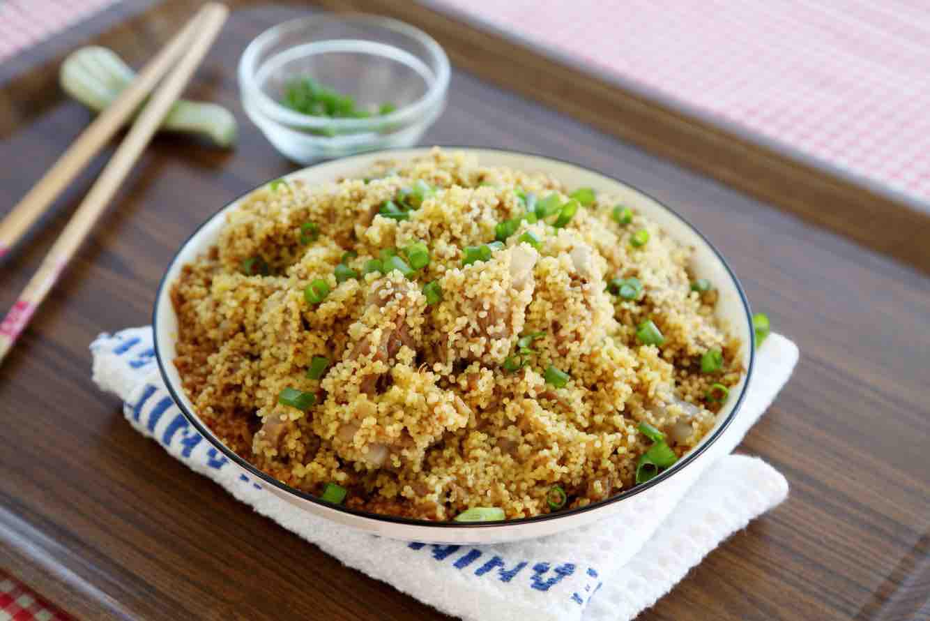 小米蒸排骨的做法-家常味蒸菜譜