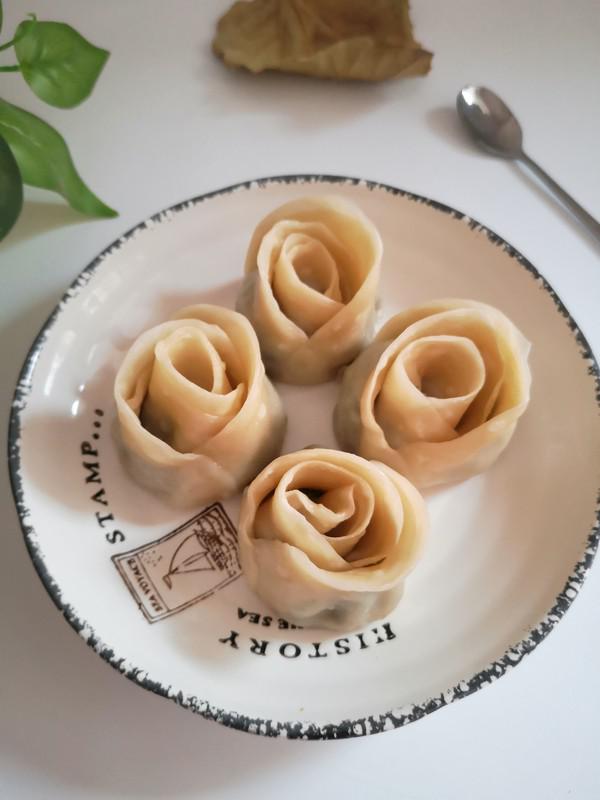 玫瑰花蒸餃，美味簡單，形狀似花，上桌就搶光的做法-咸鮮味蒸菜譜