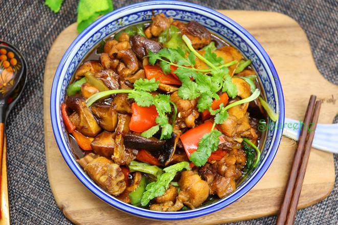 開胃下飯的黃燜雞的做法-醬香味燉菜譜