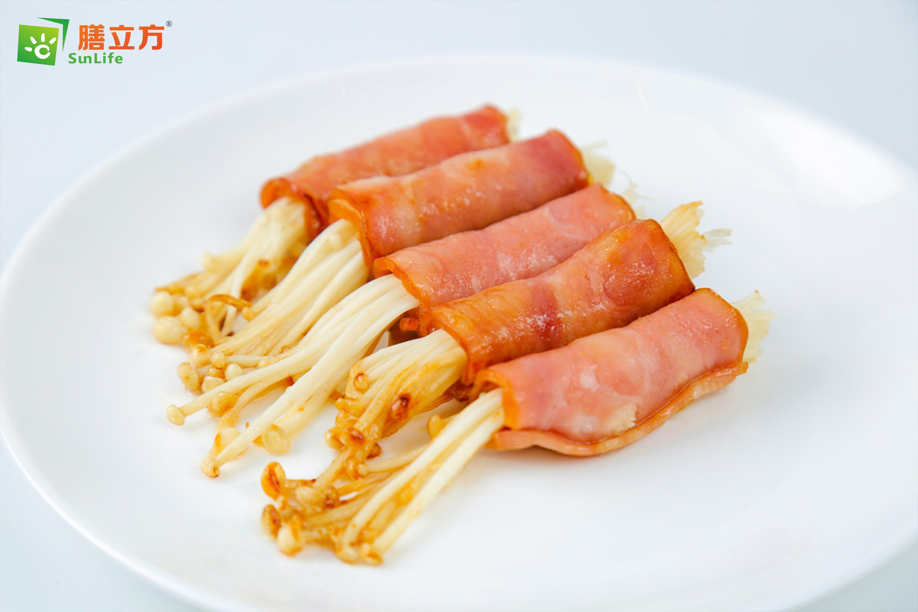 培根金針菇卷的做法-咸鮮味煎菜譜