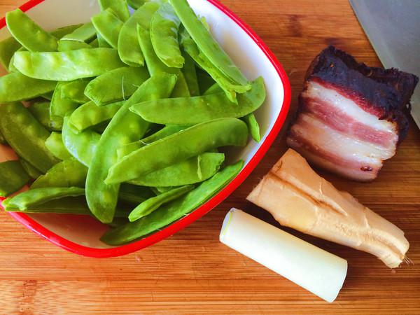 臘肉炒荷蘭豆的做法-咸鮮味炒菜譜