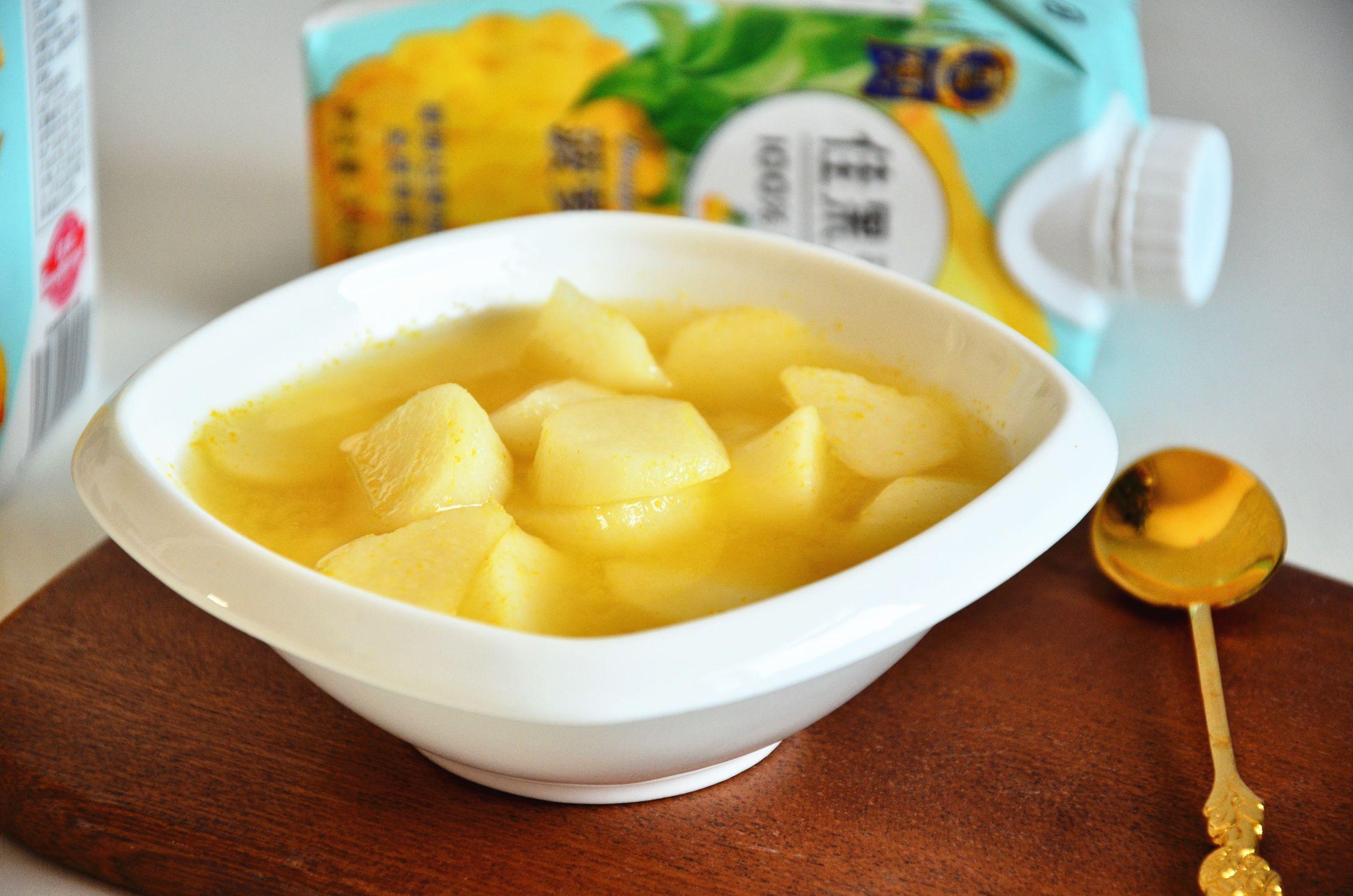 菠蘿汁燉山藥的做法-酸甜味煮菜譜-易網(wǎng)健康養(yǎng)生網(wǎng) 菠蘿汁燉山藥的做法-酸甜味煮菜譜