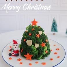 西藍花圣誕樹的做法-家常味蒸菜譜