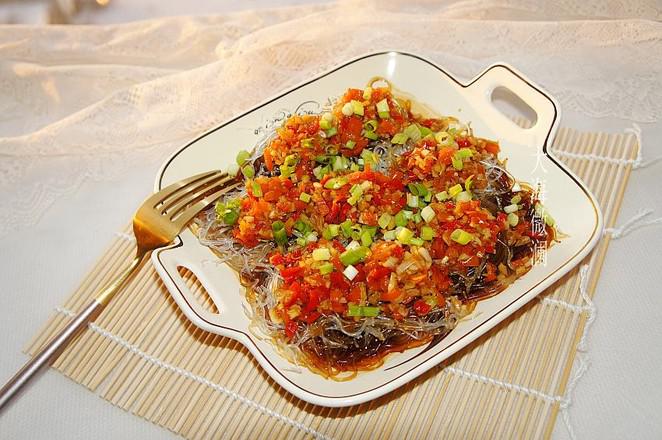 蒜蓉粉絲蒸香菇的做法-咸鮮味蒸菜譜