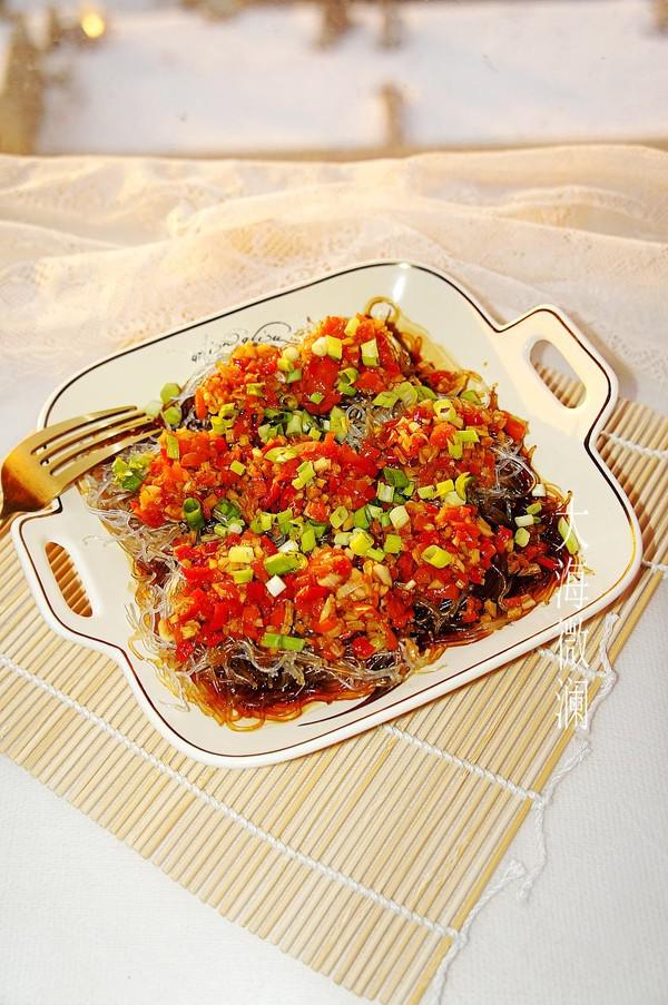 蒜蓉粉絲蒸香菇的做法-咸鮮味蒸菜譜