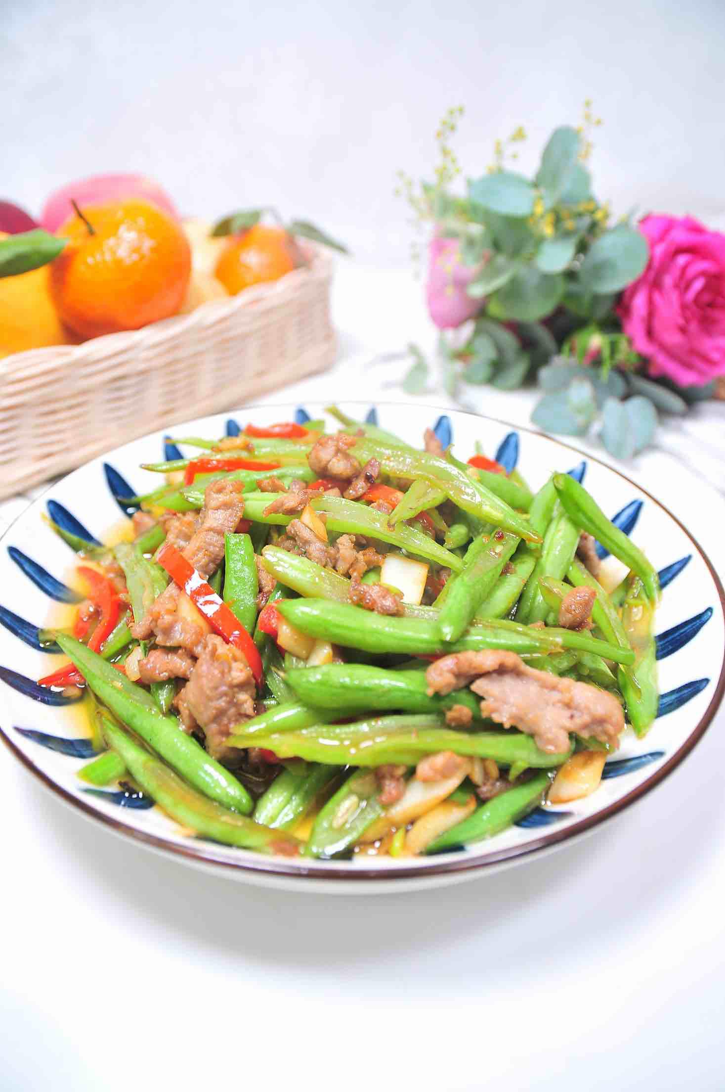 豆角炒肉絲的做法-咸鮮味炒菜譜