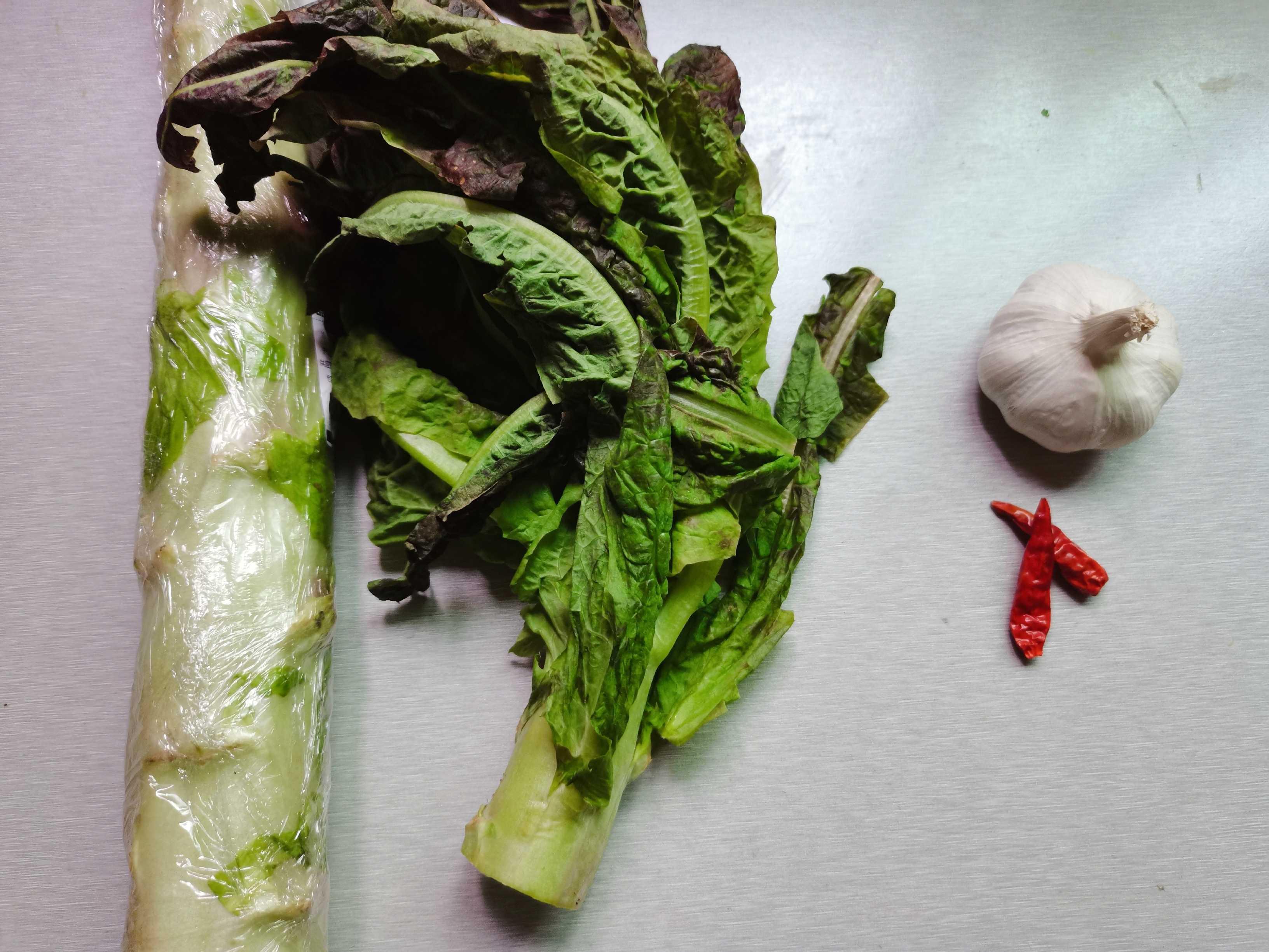 家常菜“清炒萵筍葉”的做法-家常味炒菜譜