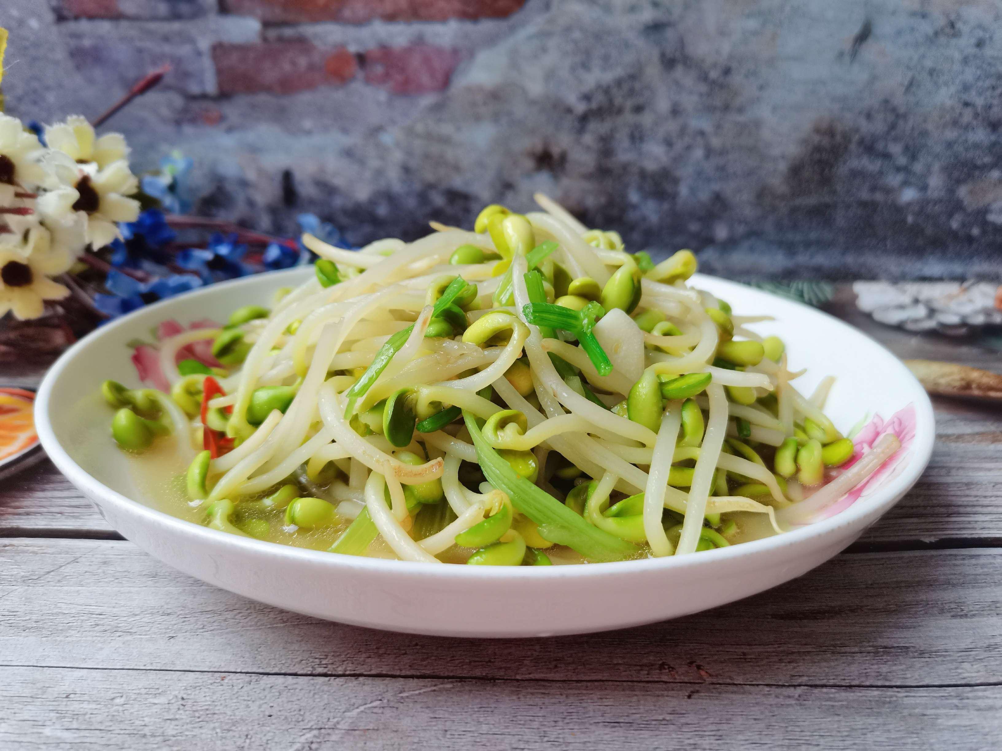 家常菜“清炒黃豆芽”的做法-家常味炒菜譜