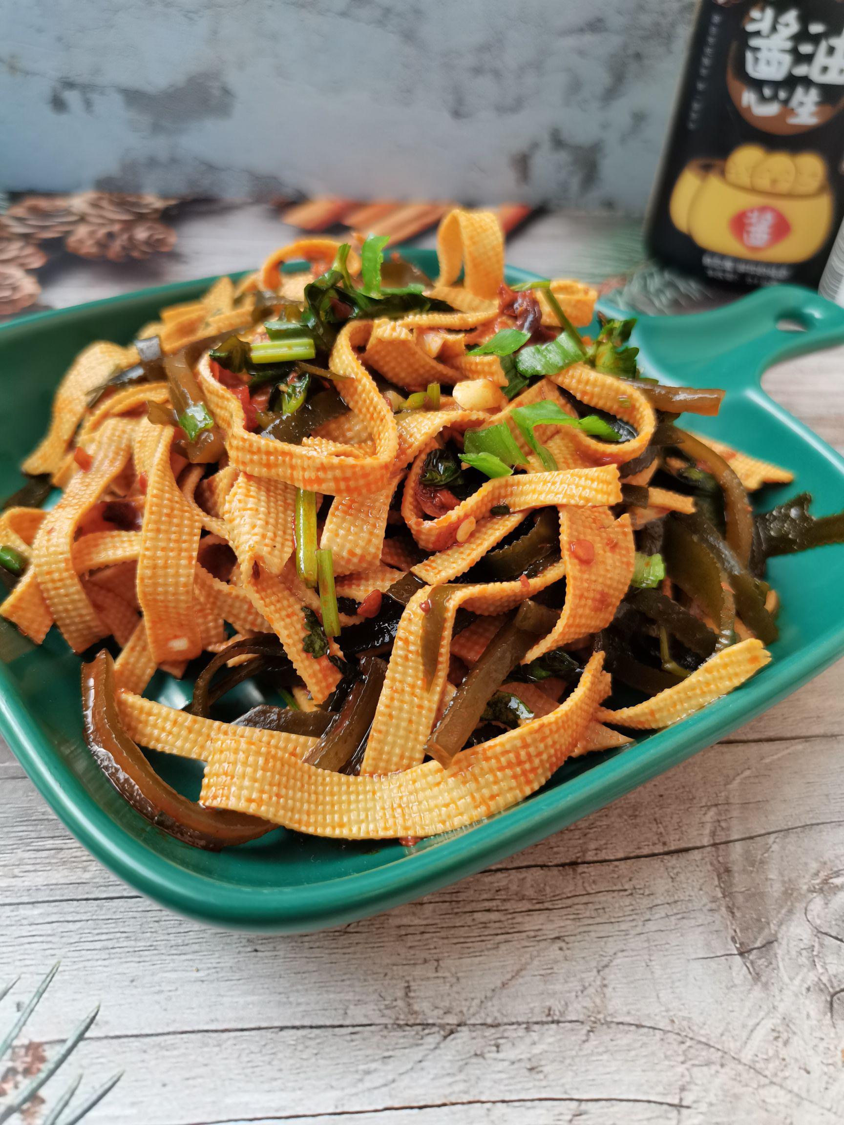 千張拌海帶絲的做法-家常味拌菜譜