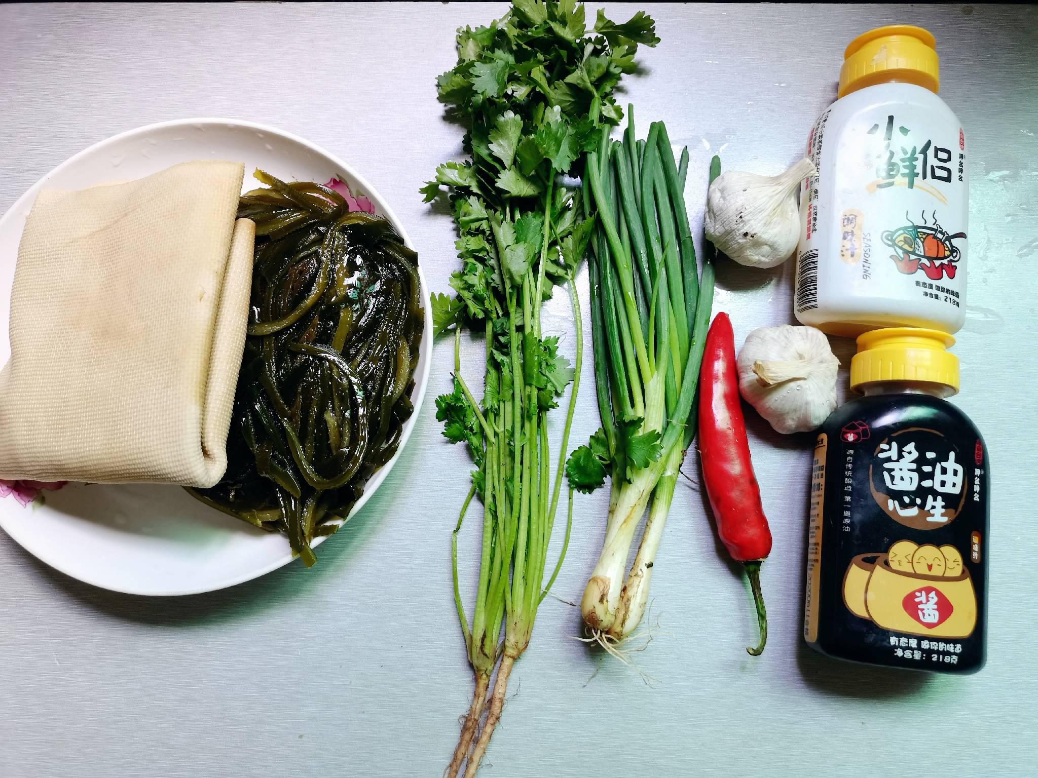 千張拌海帶絲的做法-家常味拌菜譜