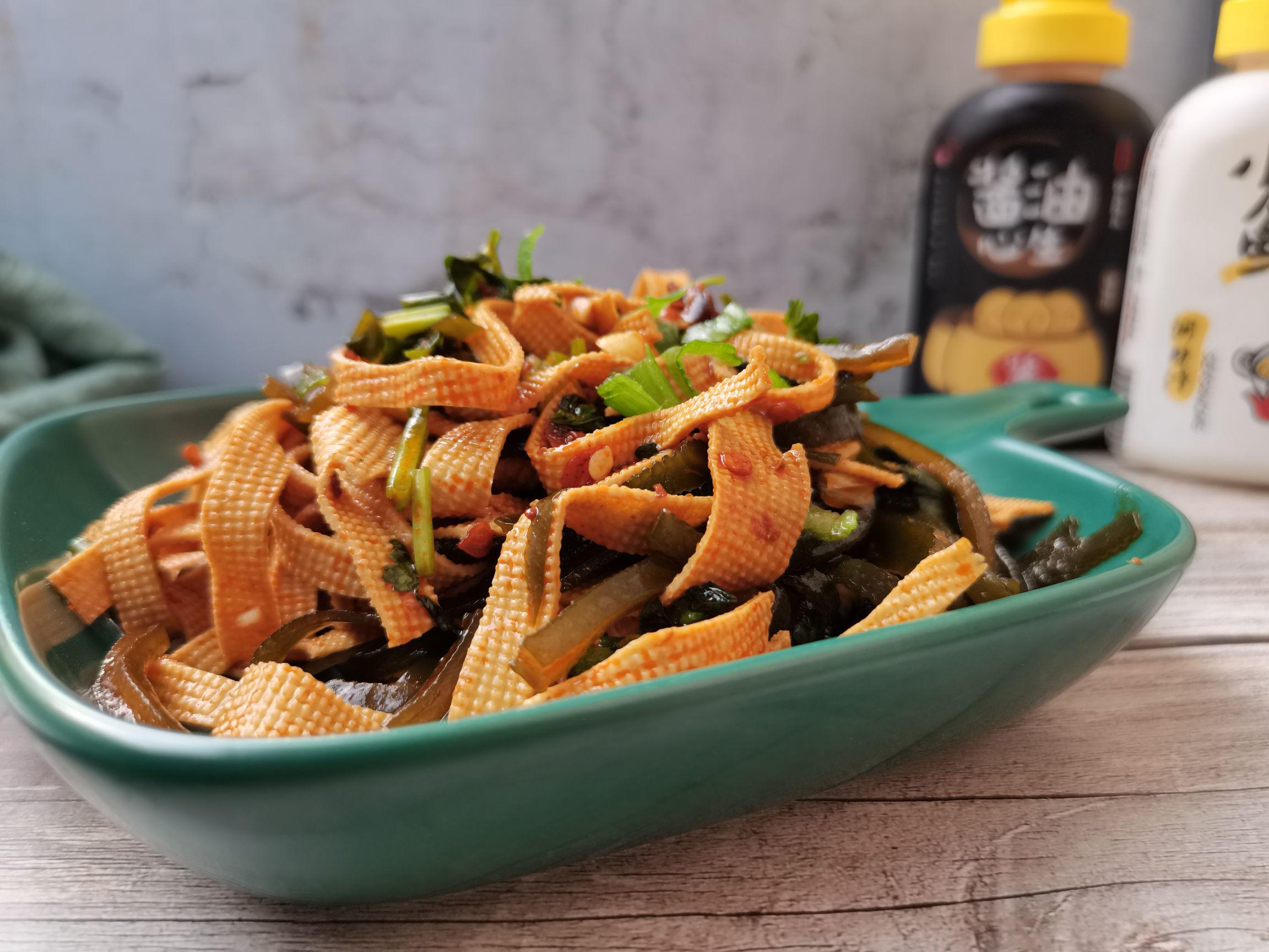 千張拌海帶絲的做法-家常味拌菜譜