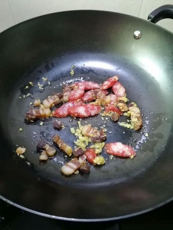 簡簡單單也不失美味~~臘味炒西蘭花的做法-家常味炒菜譜