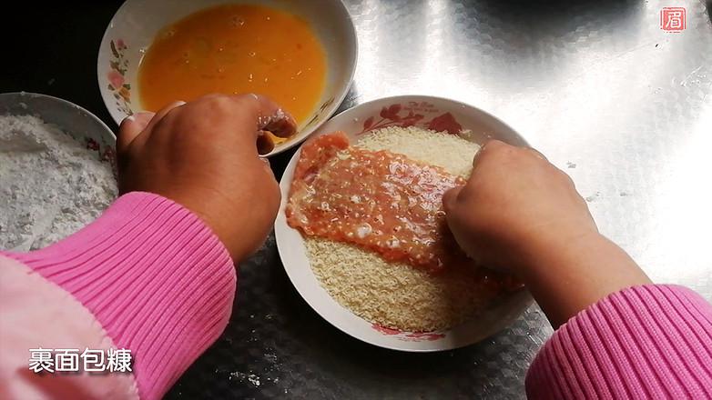 上海經(jīng)典小吃豬排年糕的做法-酸甜味炸菜譜