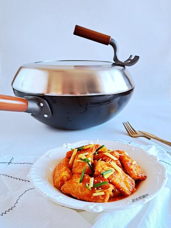 家常茄汁豆腐的做法-茄汁味煎菜譜