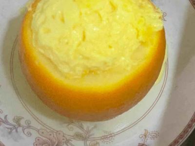 香橙蒸蛋的做法-甜味蒸菜譜