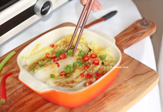 焗烤娃娃菜的做法-家常味烤菜譜