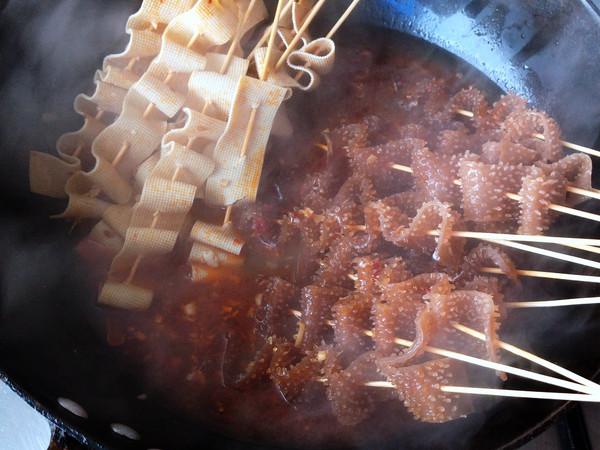 麻辣毛肚豆皮串的做法-麻辣味煮菜譜