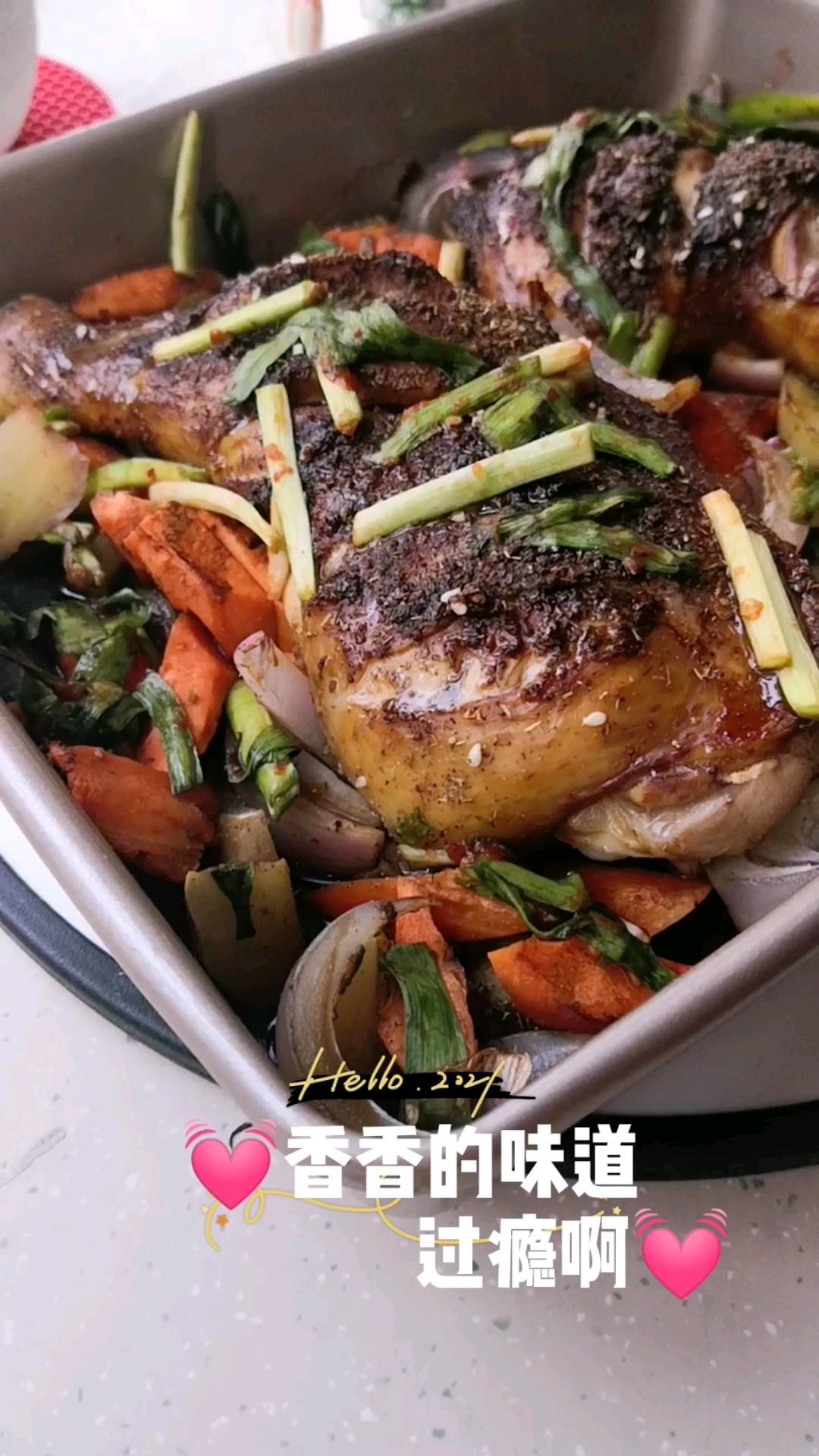 香而不膩的烤雞腿的做法-其它口味烤菜譜