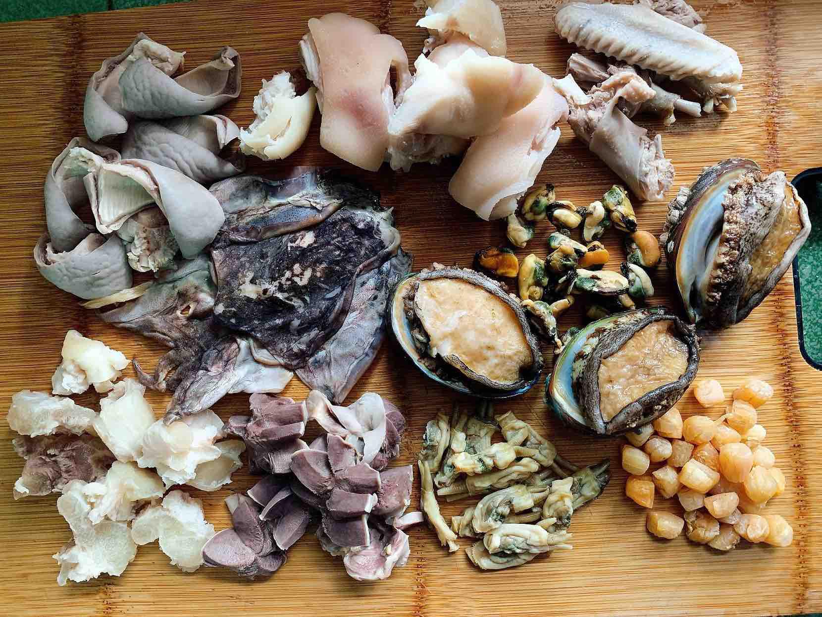 食材“八仙過海各顯神通”一壇鮮的不得了的做法-咸鮮味燉菜譜