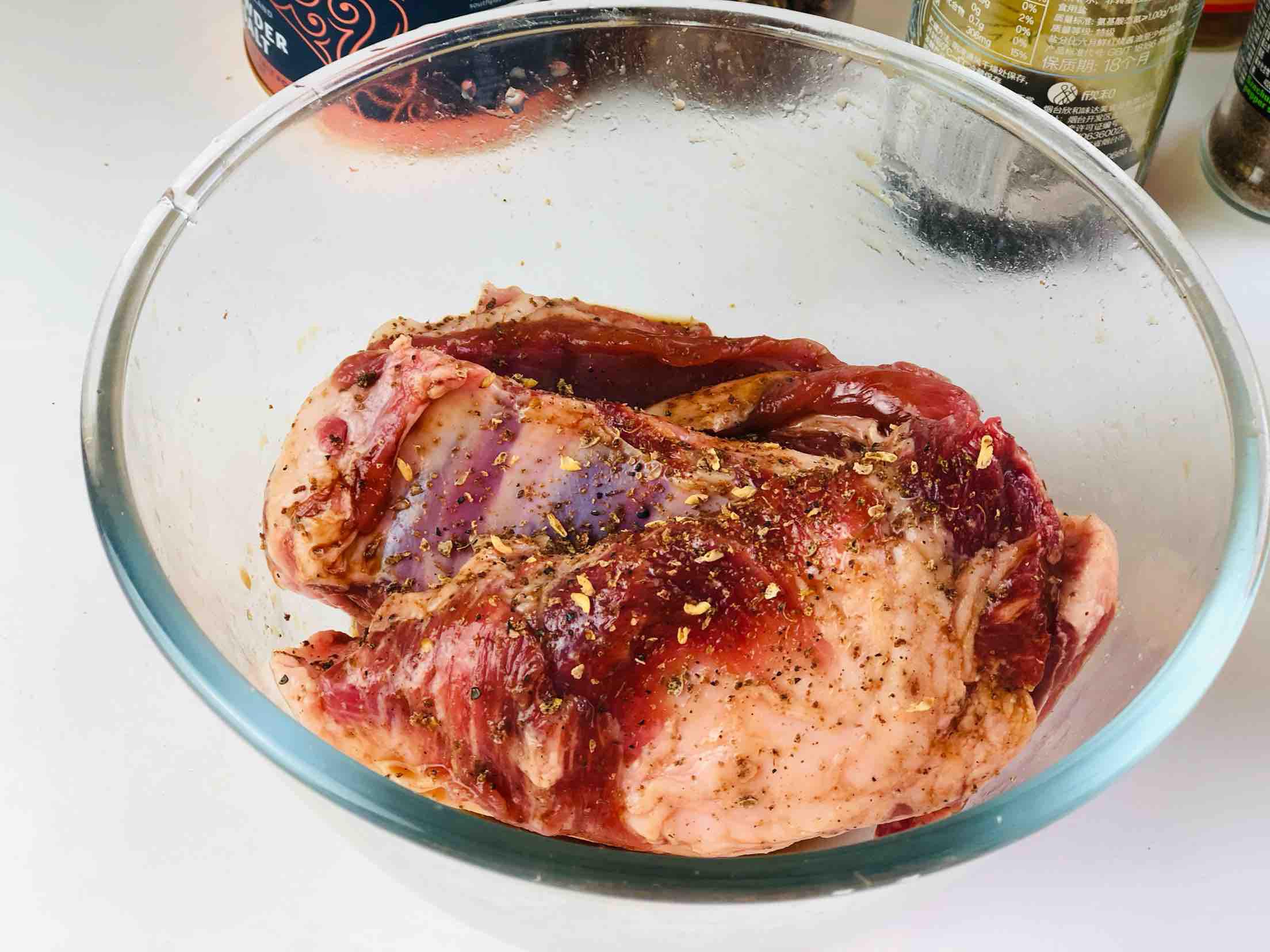 空氣炸鍋版烤羊排的做法-麻辣味烤菜譜