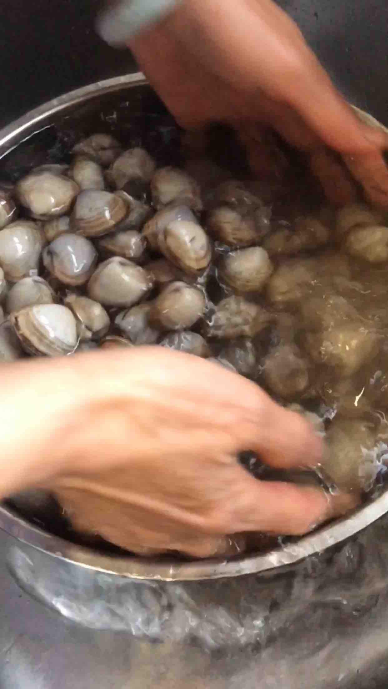 蛤蜊的正確清洗方法的做法-咸鮮味煮菜譜