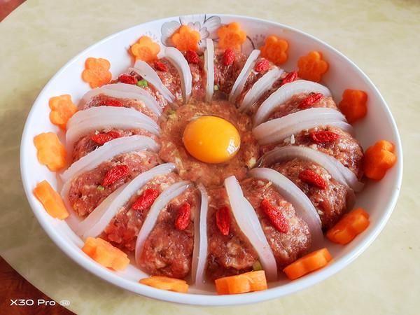 花開富貴（蘿卜蒸肉）的做法-咸鮮味蒸菜譜