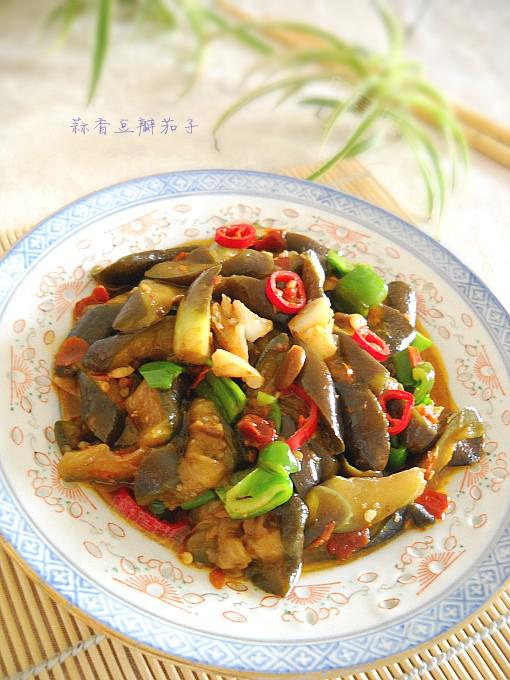 蒜香豆瓣茄子的做法-醬香味燒菜譜