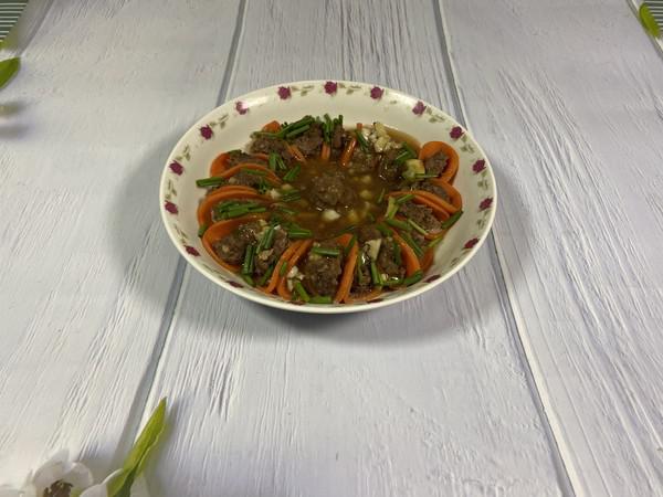 #年味食足#花開富貴之胡蘿卜蒸牛肉的做法-家常味蒸菜譜