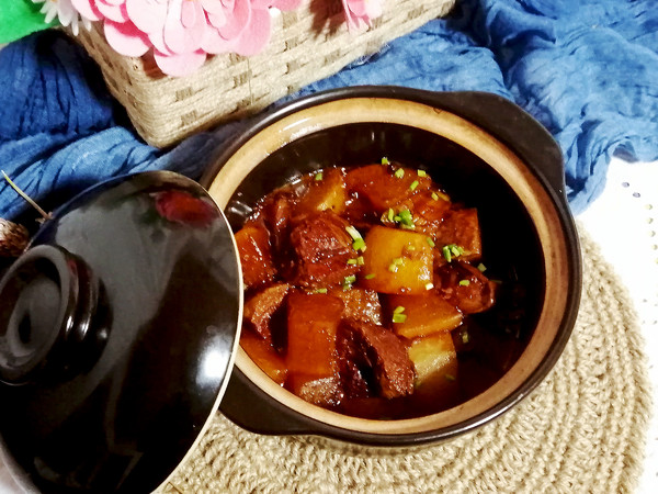 簡易羊肉煲的做法-咸鮮味燉菜譜