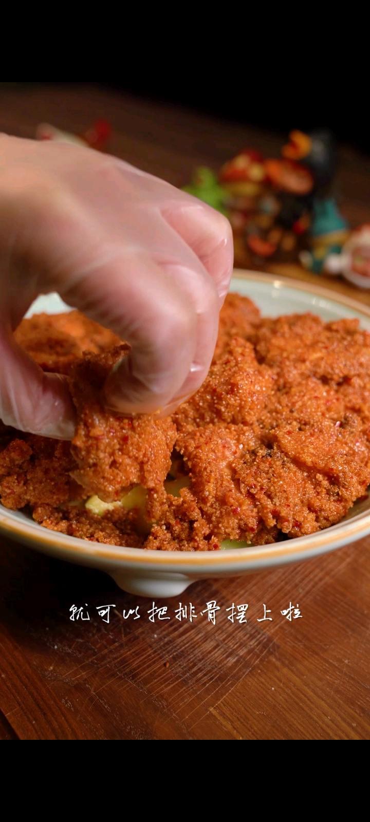 軟爛入味的粉蒸排骨，做法真的太簡單了！的做法-家常味煮菜譜