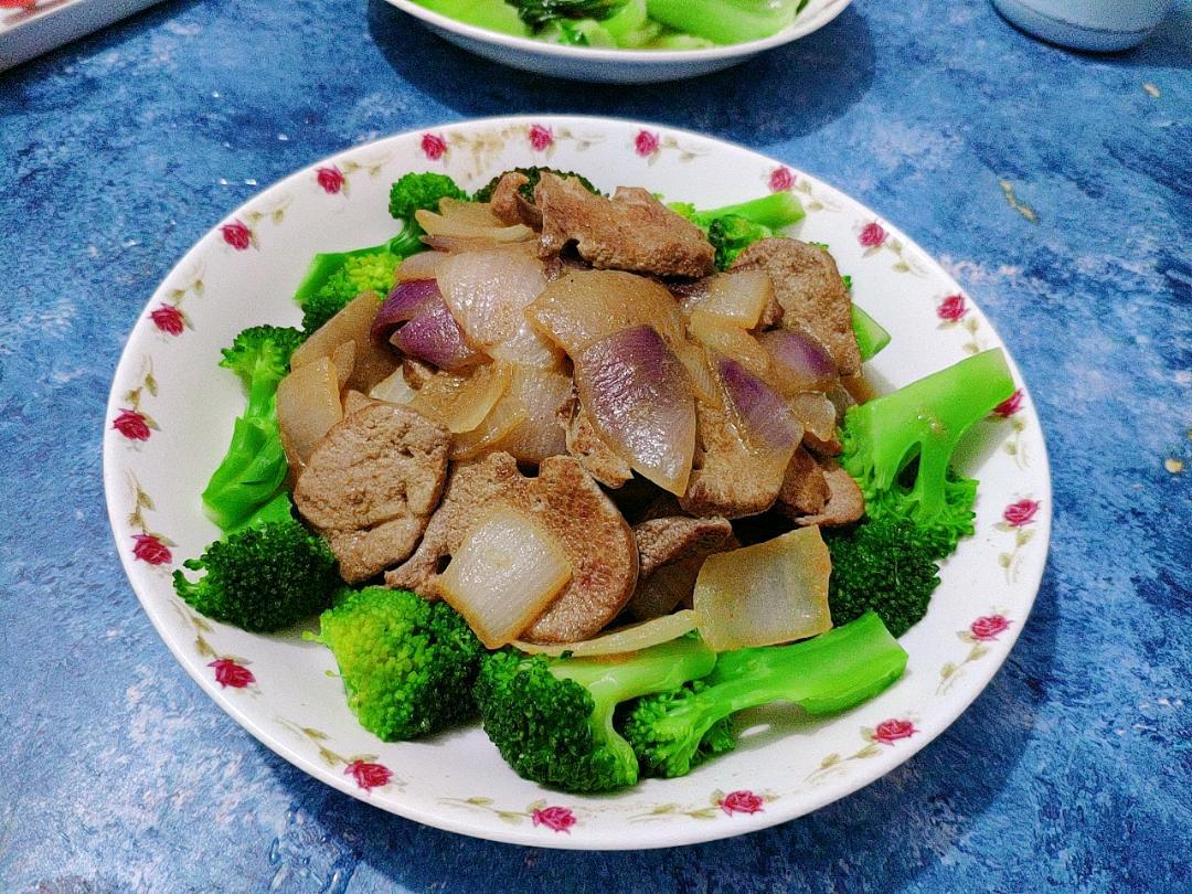 爆炒豬肝的做法-蔥香味爆菜譜