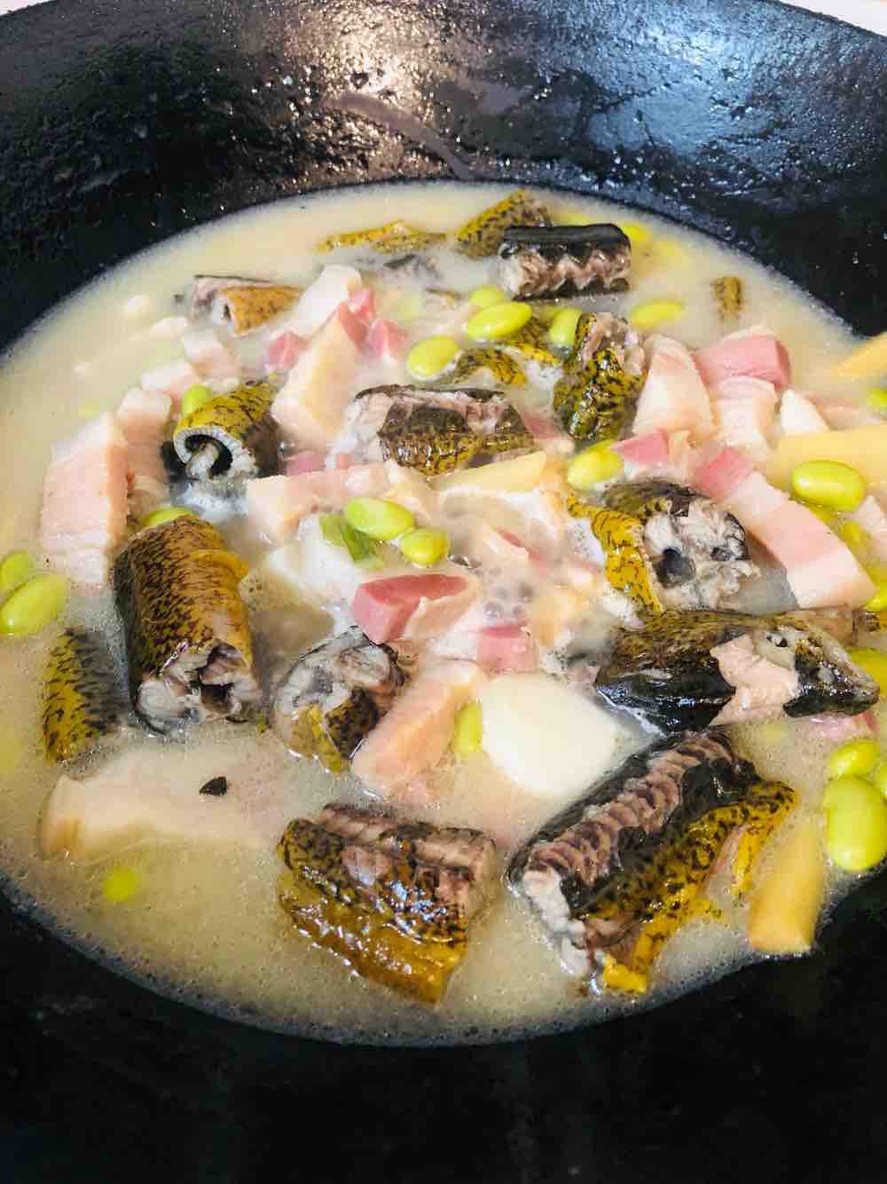 咸肉黃鱔的做法-咸鮮味煮菜譜